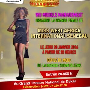 Miss West Africa Senegal 2016 Finals On 28th January