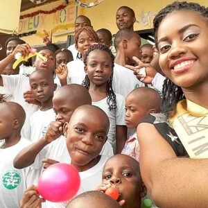 Florence Epee Spends Christmas At Orphanage